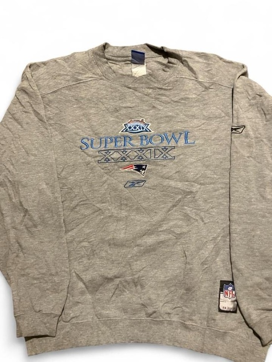 Reebok Nfl Other - Vintage 2005 New England Patriots Reebok Crewneck Sweatshirt Super Bowl XXXIX M